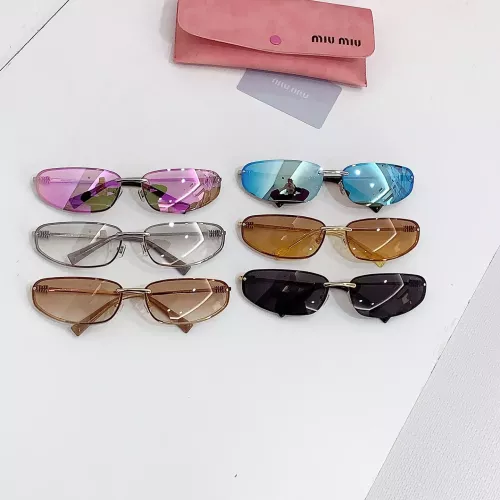 Replica MIU MIU AAA Quality Sunglasses #1353279 $60.00 USD for Wholesale