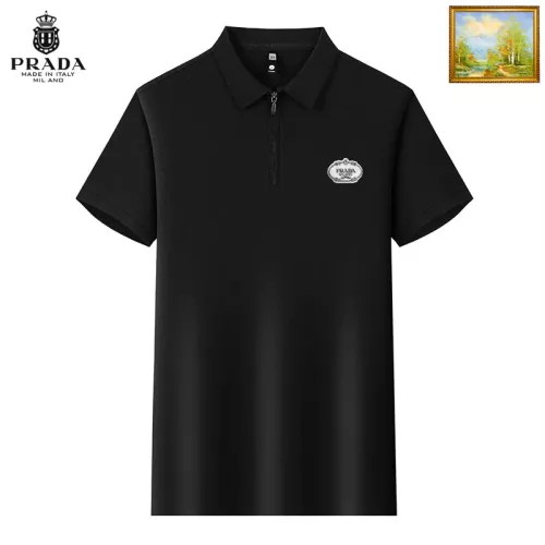 Prada T-Shirts Short Sleeved For Men #1353507 $34.00 USD, Wholesale Replica Prada T-Shirts