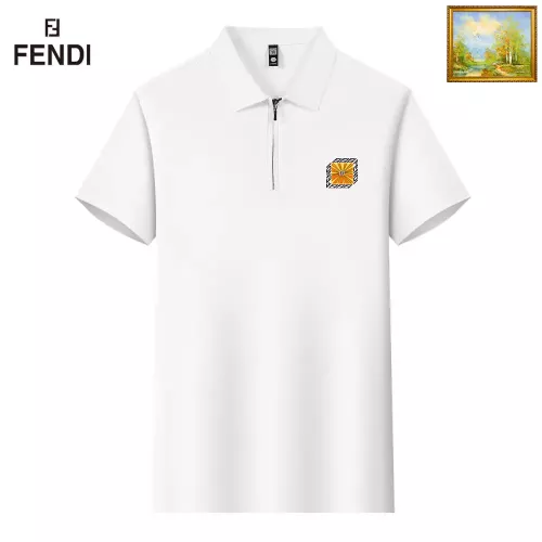 Fendi T-Shirts Short Sleeved For Men #1353514 $34.00 USD, Wholesale Replica Fendi T-Shirts