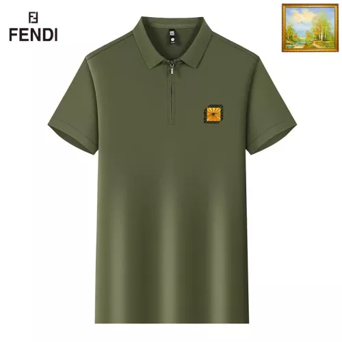 Fendi T-Shirts Short Sleeved For Men #1353517 $34.00 USD, Wholesale Replica Fendi T-Shirts