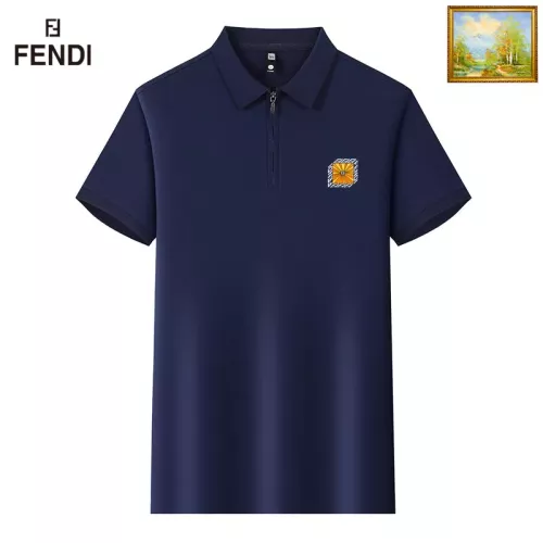 Fendi T-Shirts Short Sleeved For Men #1353518 $34.00 USD, Wholesale Replica Fendi T-Shirts