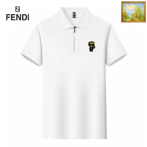 Fendi T-Shirts Short Sleeved For Men #1353604 $34.00 USD, Wholesale Replica Fendi T-Shirts