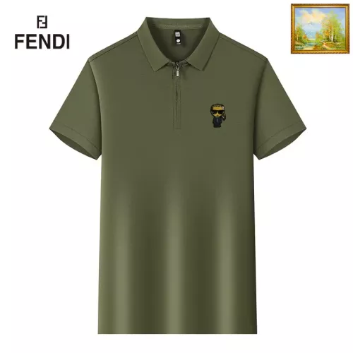 Fendi T-Shirts Short Sleeved For Men #1353606 $34.00 USD, Wholesale Replica Fendi T-Shirts