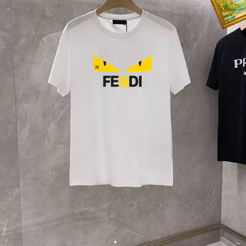 Fendi T-Shirts Short Sleeved For Unisex #1353625 $25.00 USD, Wholesale Replica Fendi T-Shirts