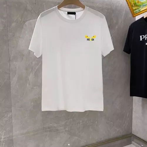Fendi T-Shirts Short Sleeved For Unisex #1353627 $25.00 USD, Wholesale Replica Fendi T-Shirts