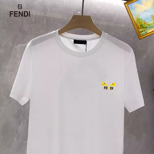 Replica Fendi T-Shirts Short Sleeved For Unisex #1353627 $25.00 USD for Wholesale