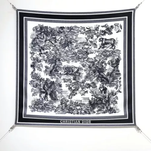 Christian Dior Silk Squares #1353659 $64.00 USD, Wholesale Replica Christian Dior Scarf