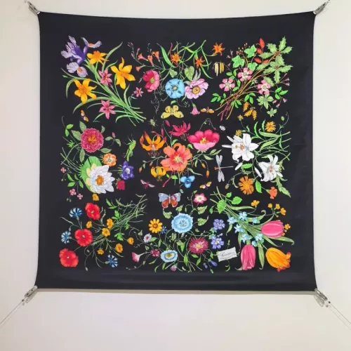 Gucci Silk Squares #1353670 $64.00 USD, Wholesale Replica Gucci Scarf