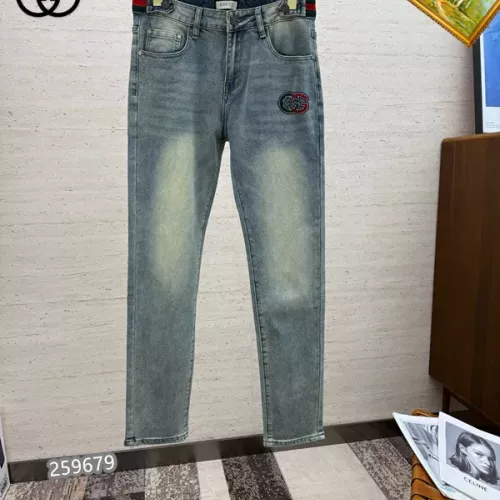 Replica Gucci Jeans For Men #1353676 $48.00 USD for Wholesale