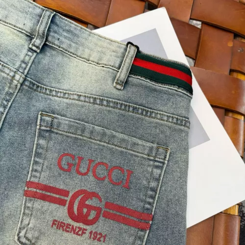 Replica Gucci Jeans For Men #1353676 $48.00 USD for Wholesale