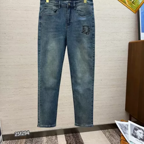 Replica Christian Dior Jeans For Men #1353679 $48.00 USD for Wholesale