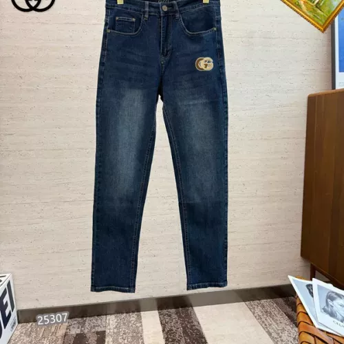 Replica Gucci Jeans For Men #1353685 $48.00 USD for Wholesale