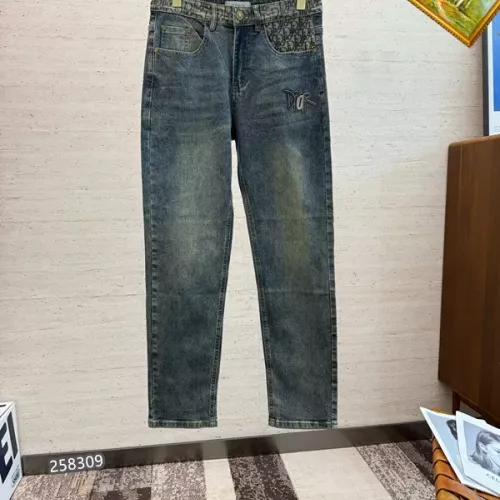 Replica Christian Dior Jeans For Men #1353691 $48.00 USD for Wholesale