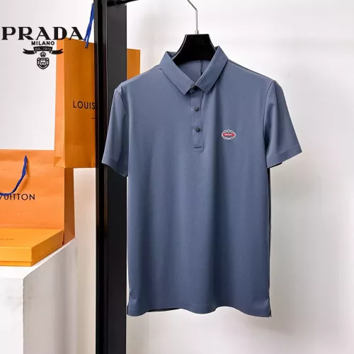 Prada T-Shirts Short Sleeved For Men #1353716 $48.00 USD, Wholesale Replica Prada T-Shirts