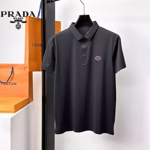 Prada T-Shirts Short Sleeved For Men #1353718 $48.00 USD, Wholesale Replica Prada T-Shirts