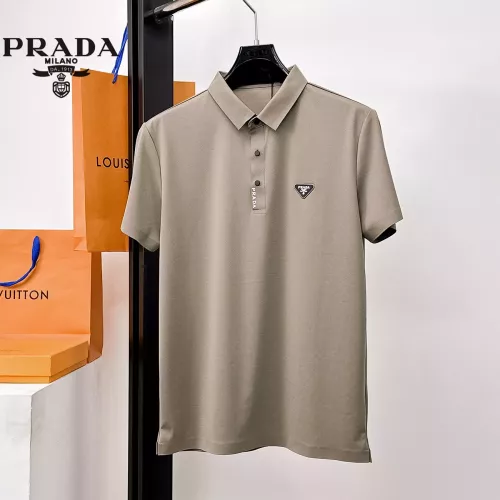 Prada T-Shirts Short Sleeved For Men #1353774 $48.00 USD, Wholesale Replica Prada T-Shirts