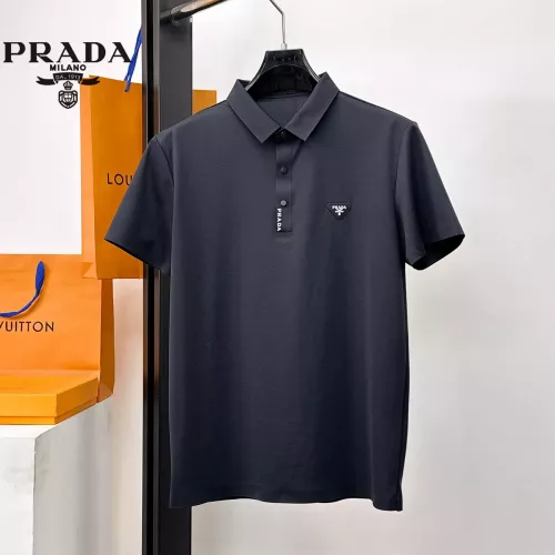 Prada T-Shirts Short Sleeved For Men #1353775 $48.00 USD, Wholesale Replica Prada T-Shirts