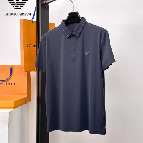 Armani T-Shirts Short Sleeved For Men #1353801 $48.00 USD, Wholesale Replica Armani T-Shirts