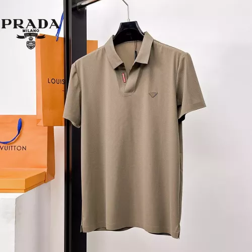 Prada T-Shirts Short Sleeved For Men #1353804 $48.00 USD, Wholesale Replica Prada T-Shirts