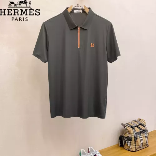 Hermes T-Shirts Short Sleeved For Men #1353827 $48.00 USD, Wholesale Replica Hermes T-Shirts