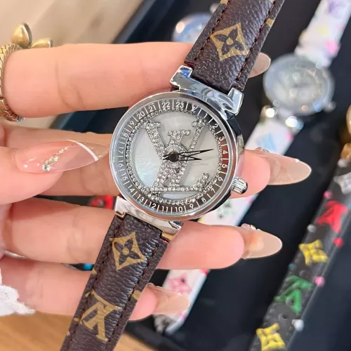 Louis Vuitton Watches For Women #1353836 $39.00 USD, Wholesale Replica Louis Vuitton Watches