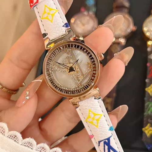 Louis Vuitton Watches In Rose Gold For Women #1353840 $39.00 USD, Wholesale Replica Louis Vuitton Watches