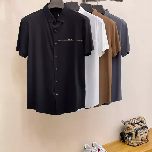 Replica Boss Shirts Short Sleeved For Men #1353861 $52.00 USD for Wholesale