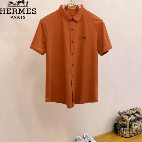 Hermes Shirts Short Sleeved For Men #1353865 $52.00 USD, Wholesale Replica Hermes Shirts