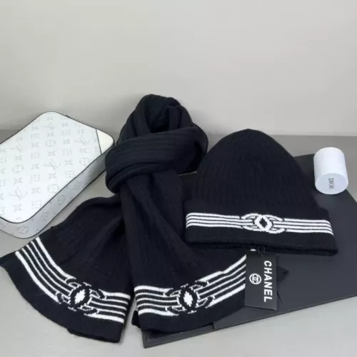 Chanel Hat and Scarf Set #1353993 $48.00 USD, Wholesale Replica Chanel Hat and Scarf and Glove Set