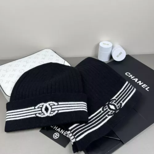 Replica Chanel Hat and Scarf Set #1353993 $48.00 USD for Wholesale