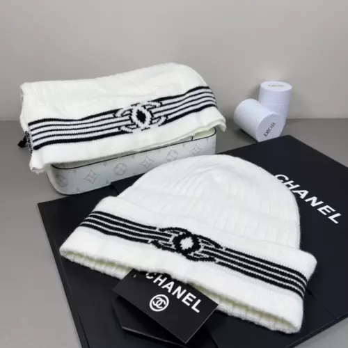 Replica Chanel Hat and Scarf Set #1353994 $48.00 USD for Wholesale