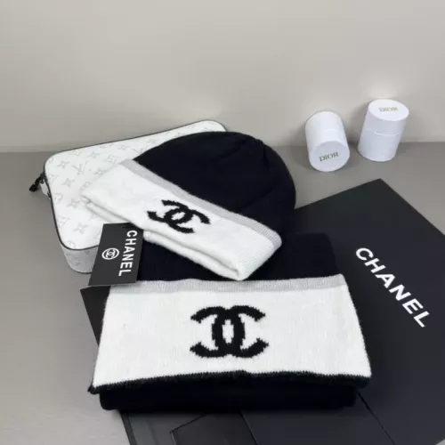 Chanel Hat and Scarf Set #1353996 $48.00 USD, Wholesale Replica Chanel Hat and Scarf and Glove Set