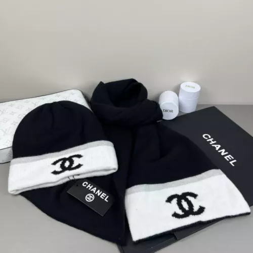 Replica Chanel Hat and Scarf Set #1353996 $48.00 USD for Wholesale