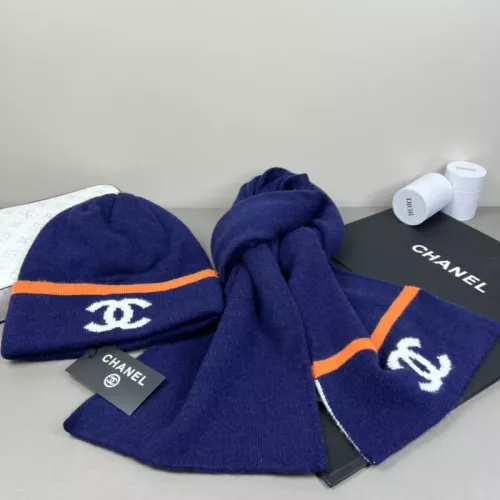 Replica Chanel Hat and Scarf Set #1353997 $48.00 USD for Wholesale