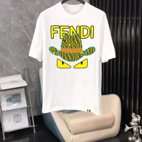 Fendi T-Shirts Short Sleeved For Men #1353999 $40.00 USD, Wholesale Replica Fendi T-Shirts