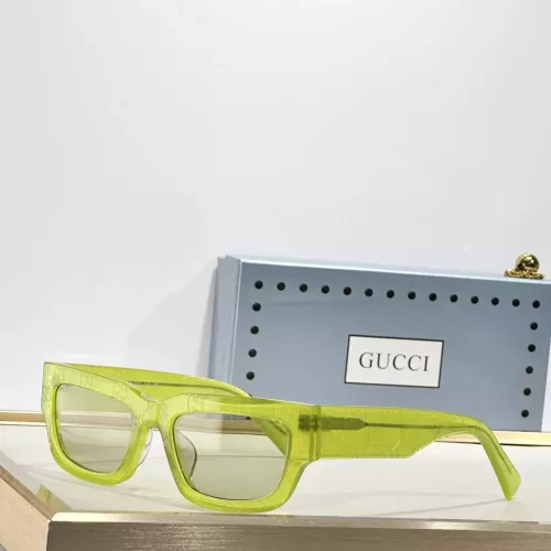 Gucci AAA Quality Sunglasses #1354066 $60.00 USD, Wholesale Replica Gucci AAA Quality Sunglasses