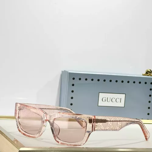 Gucci AAA Quality Sunglasses #1354067 $60.00 USD, Wholesale Replica Gucci AAA Quality Sunglasses