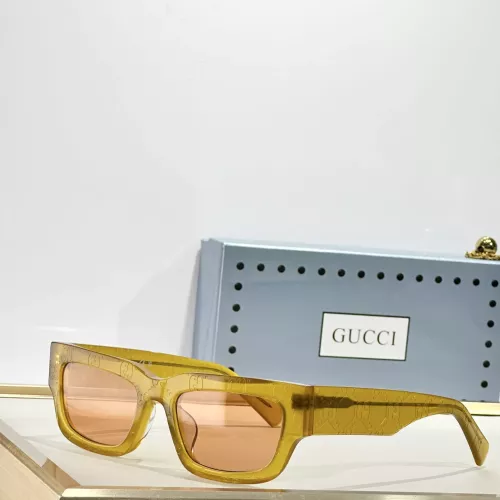 Gucci AAA Quality Sunglasses #1354069 $60.00 USD, Wholesale Replica Gucci AAA Quality Sunglasses