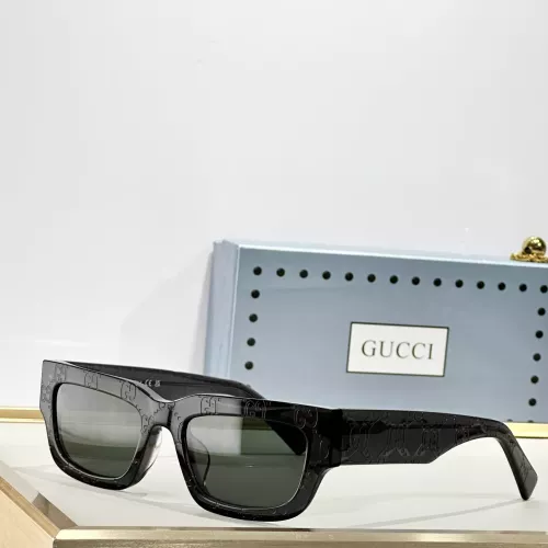 Gucci AAA Quality Sunglasses #1354071 $60.00 USD, Wholesale Replica Gucci AAA Quality Sunglasses