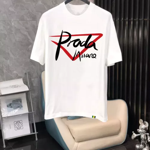 Prada T-Shirts Short Sleeved For Men #1354072 $40.00 USD, Wholesale Replica Prada T-Shirts