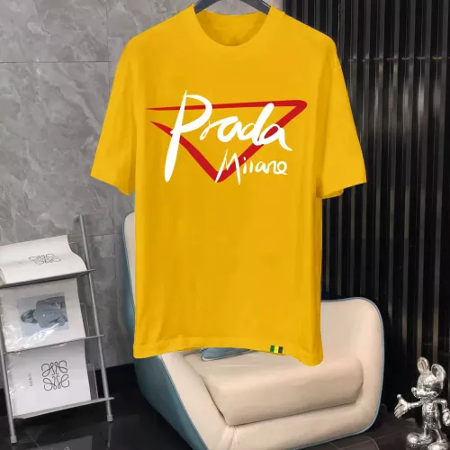 Prada T-Shirts Short Sleeved For Men #1354076 $40.00 USD, Wholesale Replica Prada T-Shirts