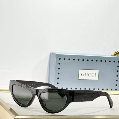 Gucci AAA Quality Sunglasses #1354077 $60.00 USD, Wholesale Replica Gucci AAA Quality Sunglasses