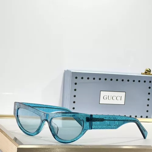 Gucci AAA Quality Sunglasses #1354078 $60.00 USD, Wholesale Replica Gucci AAA Quality Sunglasses