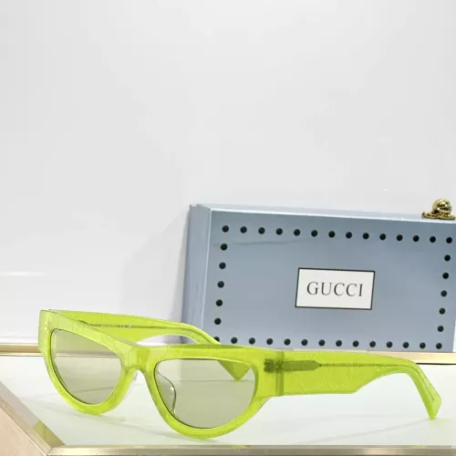 Gucci AAA Quality Sunglasses #1354079 $60.00 USD, Wholesale Replica Gucci AAA Quality Sunglasses