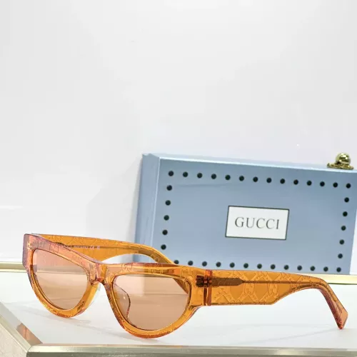 Gucci AAA Quality Sunglasses #1354082 $60.00 USD, Wholesale Replica Gucci AAA Quality Sunglasses