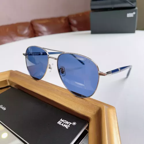 Montblanc AAA Quality Sunglasses #1354150 $60.00 USD, Wholesale Replica Montblanc AAA Quality Sunglasses