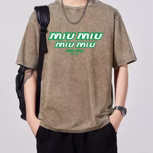 MIU MIU T-Shirts Short Sleeved For Men #1354181 $45.00 USD, Wholesale Replica MIU MIU T-Shirts
