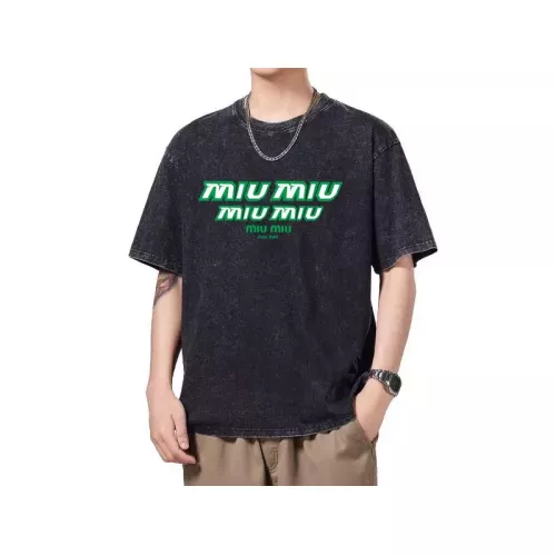 MIU MIU T-Shirts Short Sleeved For Men #1354184 $45.00 USD, Wholesale Replica MIU MIU T-Shirts