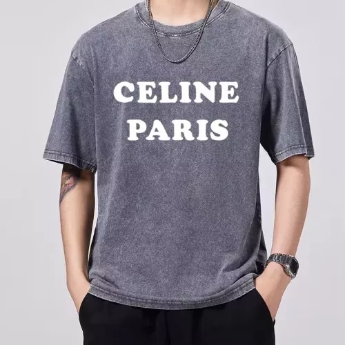Celine T-Shirts Short Sleeved For Men #1354187 $45.00 USD, Wholesale Replica Celine T-Shirts
