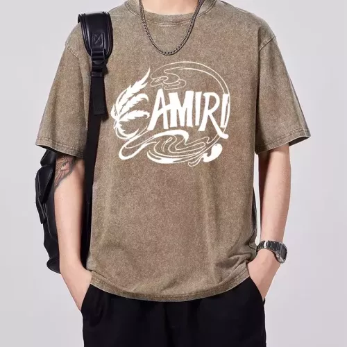 Amiri T-Shirts Short Sleeved For Men #1354189 $45.00 USD, Wholesale Replica Amiri T-Shirts